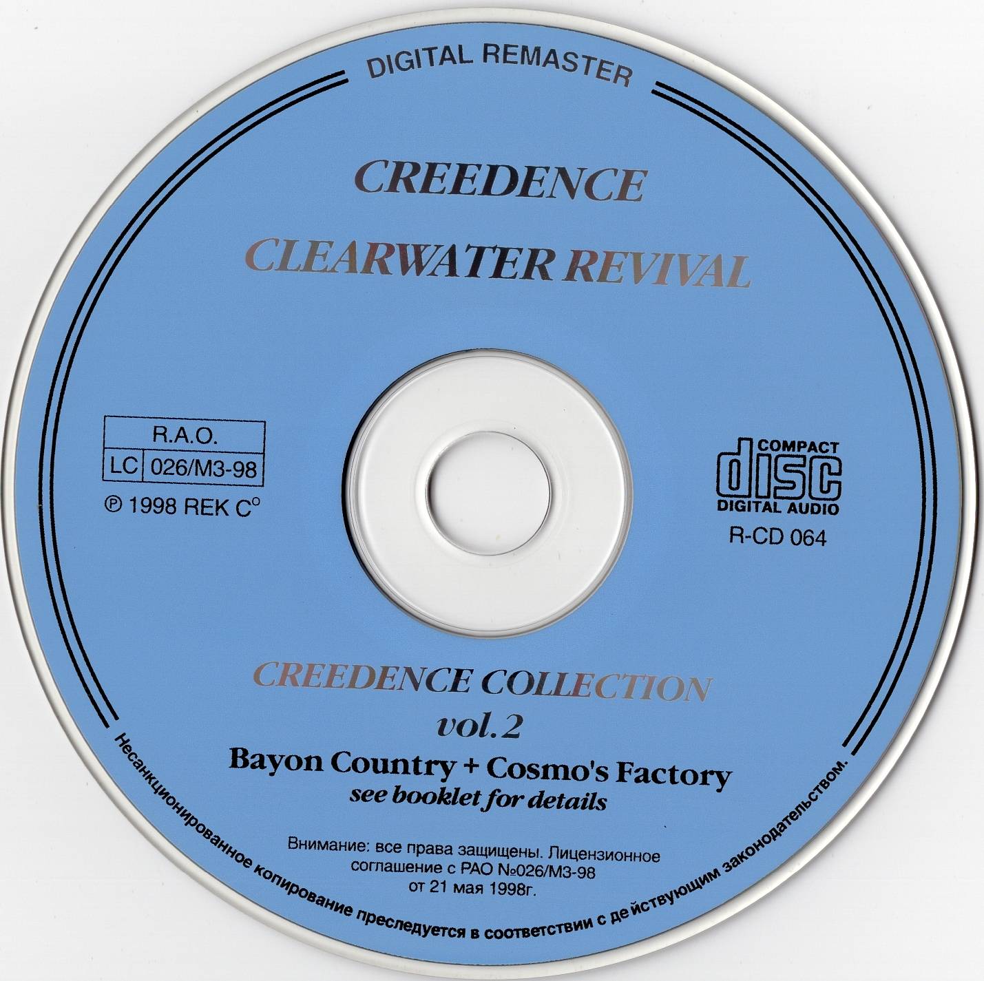 Creedence Clearwater Revival Creedence Collection Vol 1and2 [cd2 rus]